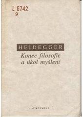 kniha Konec filosofie a úkol myšlení, ISE 1993