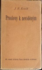 kniha Proslovy k neviděným, Svaz národního osvobození 1935