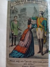 kniha Alexej Menčikov, aneb, Z malého paštikáře ministr povídka od V.F., F. Kytka 1877