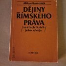 kniha Dějiny římského práva ve třech fázích jeho vývoje, Academia 1988
