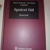 kniha Správní řád Komentář, Wolters Kluwer 2022
