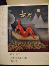 kniha Realist der inneren Sicht der Maler Jan Zrzavý, Artia 1958