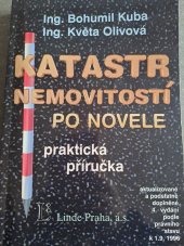 kniha Katastr nemovitostí po novele, 4. přepracované a doplněné vydání podle stavu k 1.9.1996, Linde 1996