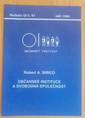 kniha Občanské instituce a svobodná společnost, Občanský institut 1996