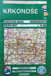 kniha Krkonoše turistická mapa 1:50000, Kartografie 
