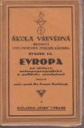 Evropa po stránce antropogeografické a politicky zeměpisné