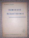 Numerické řešení rovnic