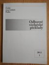 Odborné včelařské překlady 2012 1