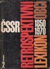 Retrospektivní lexikon obcí ČSSR 1850 - 1970, DÍL I - SVAZEK 2