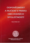 Odpovědnost a ručení v právu obchodních společností