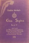Gäa-Sophia. Jahrbuch der naturwissenschaftlichen Sektion der Freien Hochschule für Geisteswissenschaft am Goetheanum Dornach. 