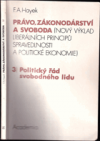 Právo, zákonodárství a svoboda