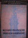 Místopis politického okresu kladenského