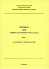 Beiträge zur germanistischen Pädagogik.