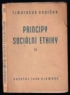 Principy sociální ethiky.
