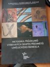 Metodika průzkumů vybraných skupin předmětů uměleckého řemesla
