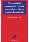 Vzory podání společnosti s ručením omezeným ve věcech obchodního rejstříku