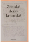 Zemské desky krnovské
