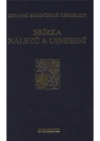 Sbírka nálezů a usnesení.