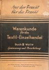 Warenkunde für  den Textil- Einzelhandel
