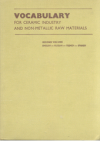 Vocabulary for Ceramic Industry and Non-Metallic Raw Materials