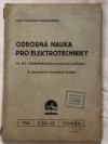Odborná nauka pro elektrotechniky.