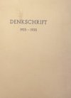 Denkschrift 1925-1935