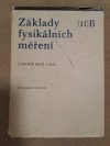 Základy fysikálních měření II(B)