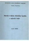 Materiály k dějinám středověkého Španělska a anglosaské Anglie