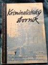 Kriminalistický sborník 7/1964