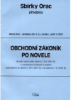 Obchodní zákoník po novele