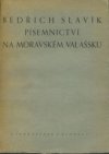 Písemnictví na moravském Valašsku