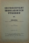Sestrojování truhlářských výrobků.