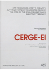 Can producers apply a capacity cutting strategy to increase prices? The case of the England and Wales electricity market
