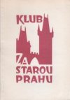 Zprávy Klubu za Starou Prahu