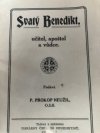 Svatý Benedikt, učitel, apoštol a vůdce