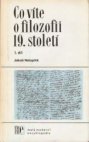 Co víte o filozofii 19. století.