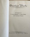 Goethes Berfe 